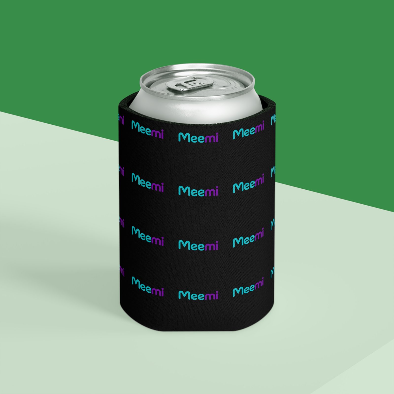 Can Cooler - 'Meemi' Pattern Neoprene Drink Koozie - Image 6