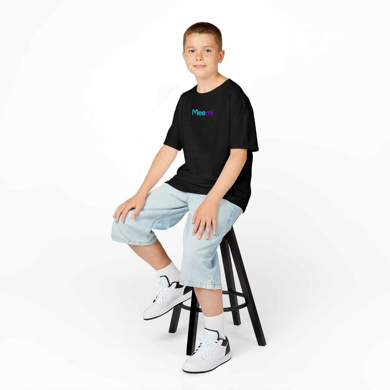 Kids Tee — 'Meemi' Colorful Logo Casual Shirt for Children - Image 7