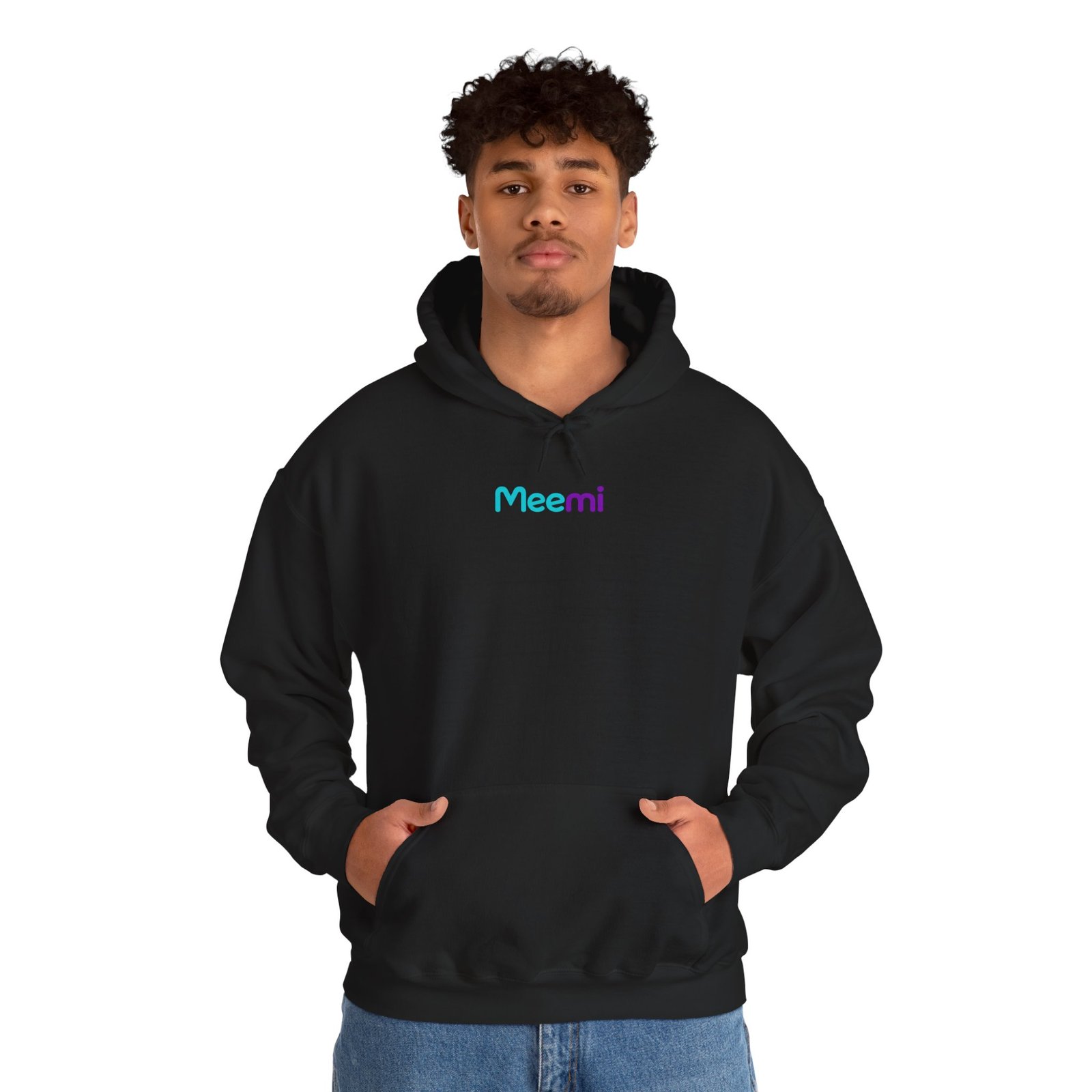 Hoodie — Minimal 'Meemi' Pastel Logo Pullover - Image 7