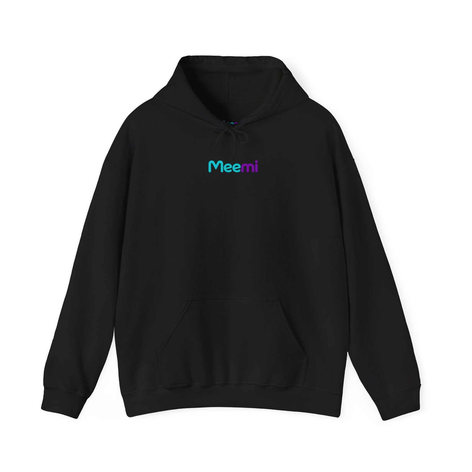Hoodie — Minimal 'Meemi' Pastel Logo Pullover - Image 2