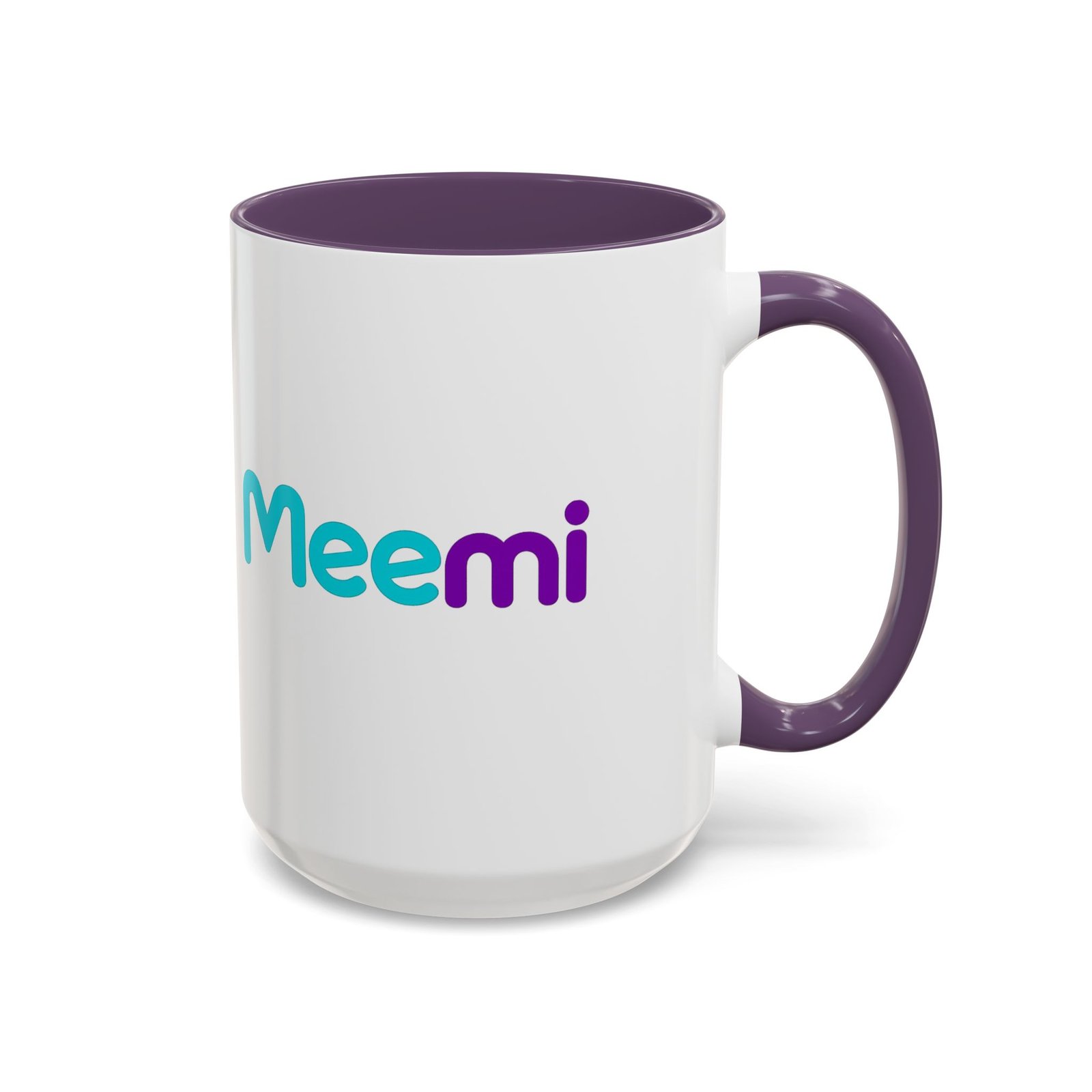 Meemi Accent Coffee Mug — Color-Trim 11/15oz Ceramic Mug - Image 3