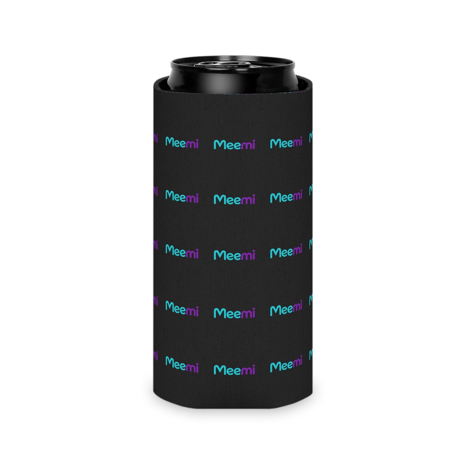 Can Cooler - 'Meemi' Pattern Neoprene Drink Koozie - Image 10