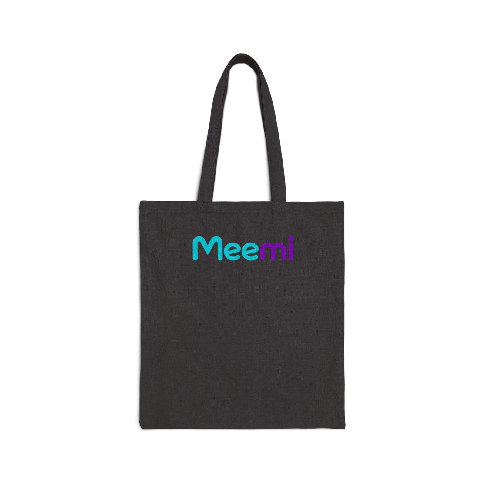 Meemi Logo Tote Bag — Cotton Canvas Reusable Shopping Tote - Image 10