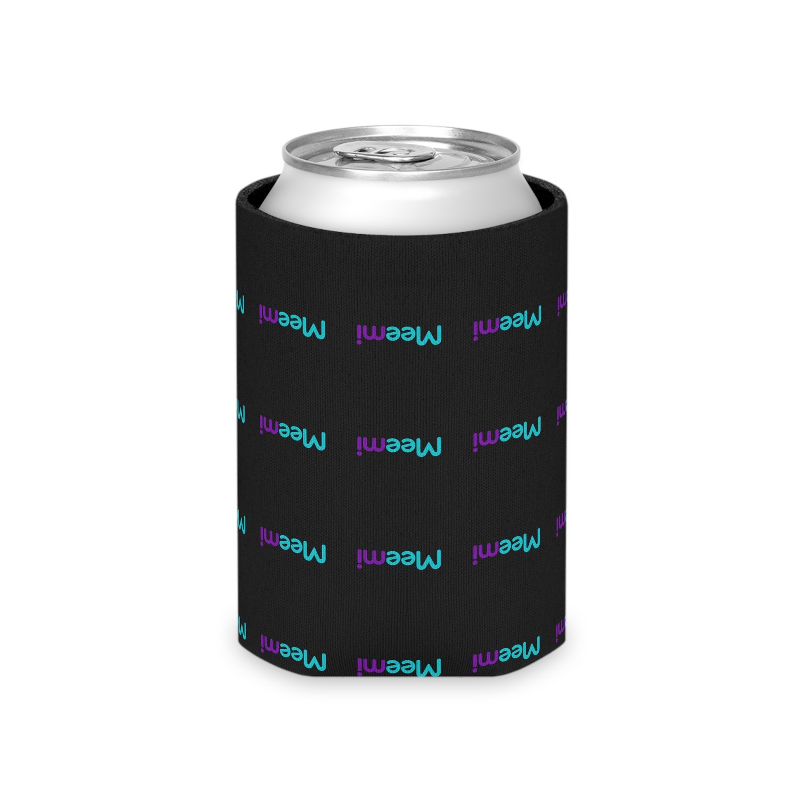 Can Cooler - 'Meemi' Pattern Neoprene Drink Koozie - Image 5
