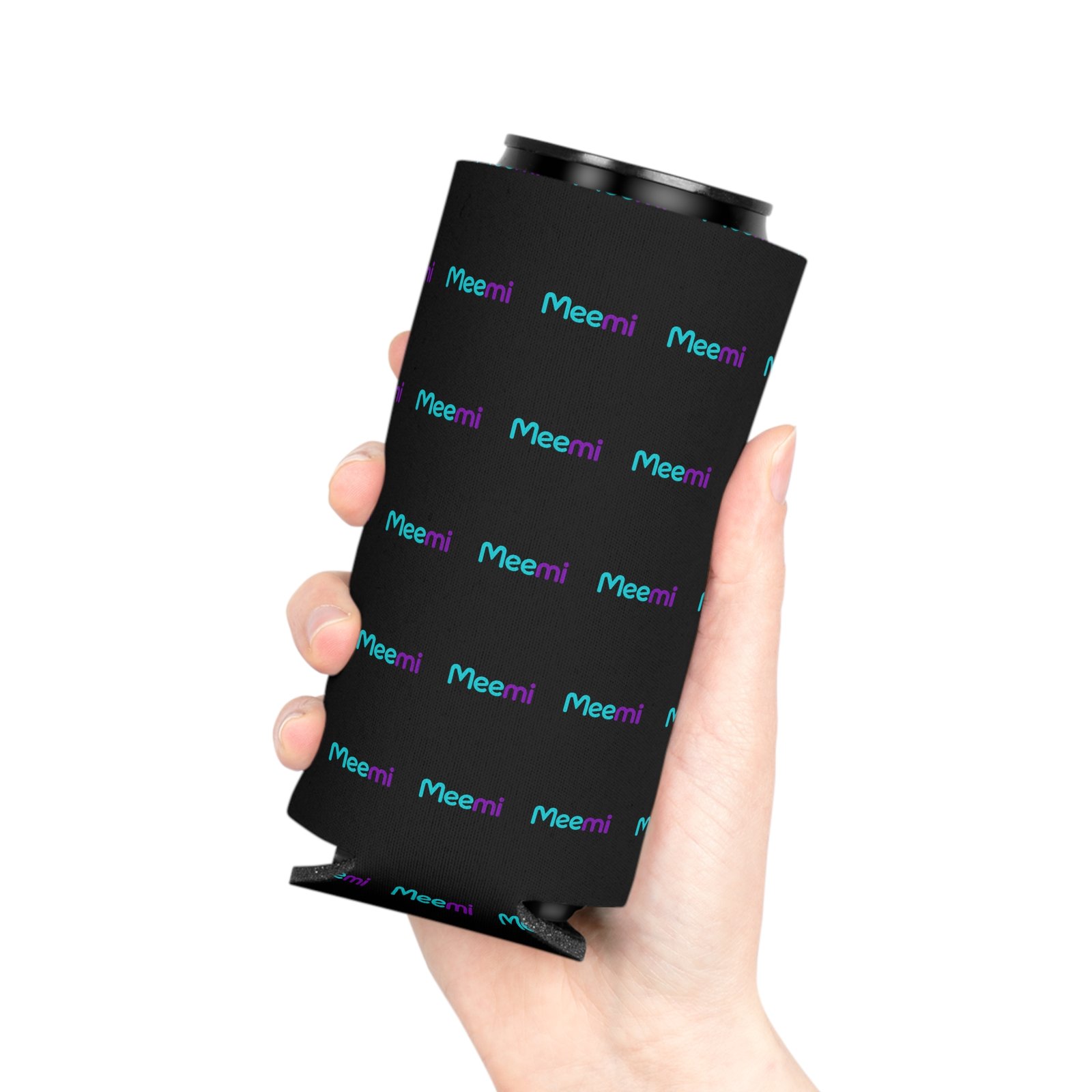 Can Cooler - 'Meemi' Pattern Neoprene Drink Koozie - Image 12