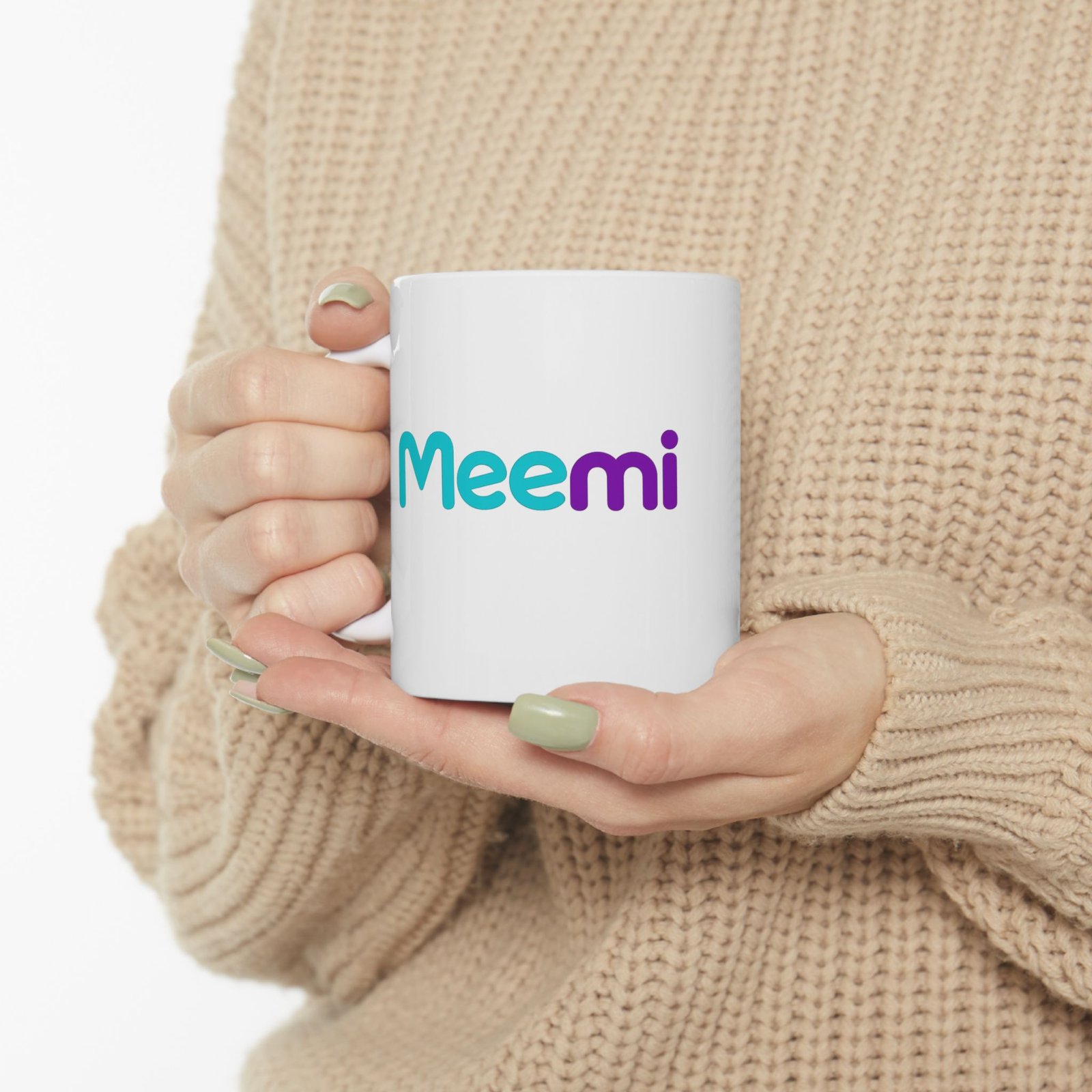 Memi Colorblock Ceramic Mug – Playful Gradient Coffee Cup (11oz & 15oz) - Image 11
