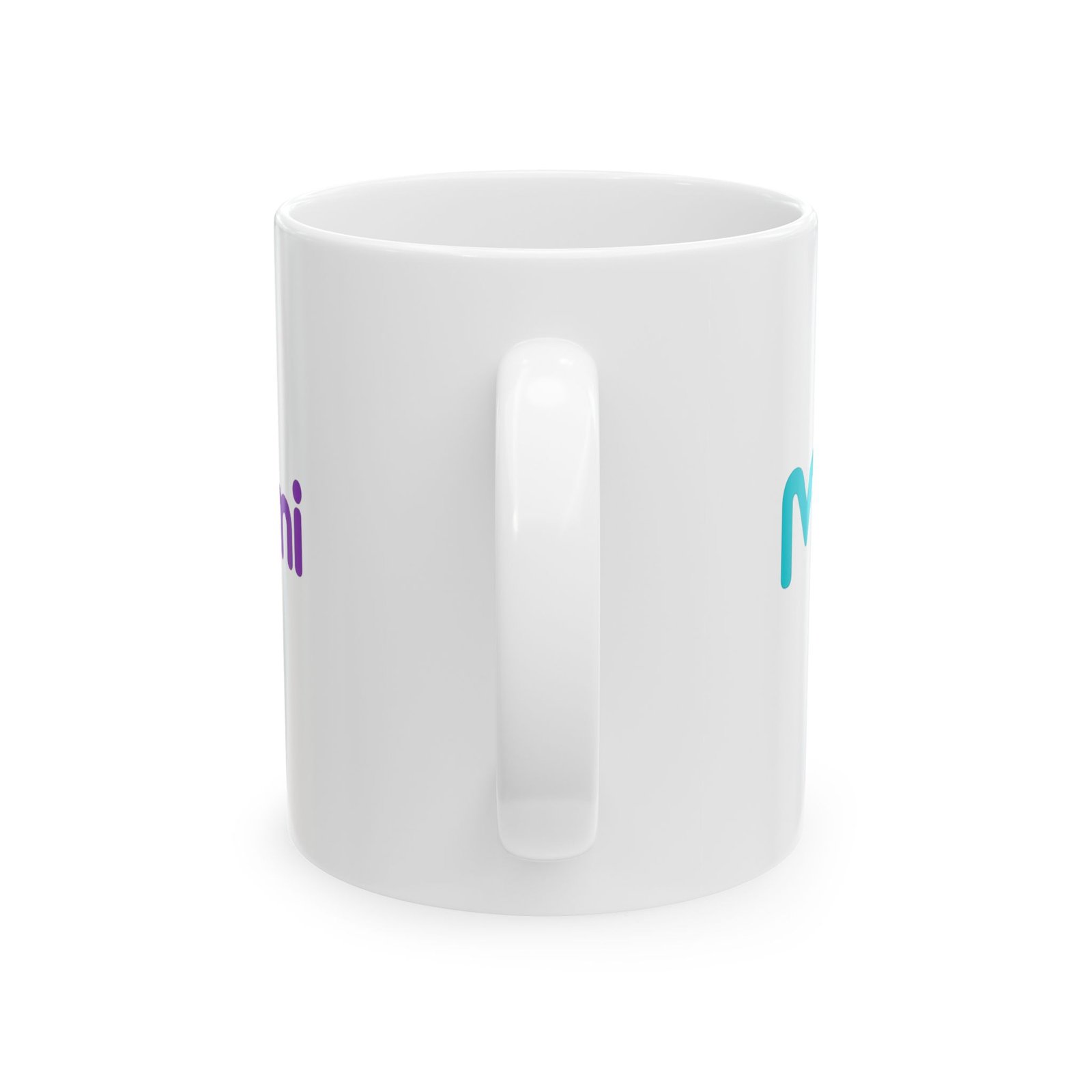 Memi Colorblock Ceramic Mug – Playful Gradient Coffee Cup (11oz & 15oz) - Image 2