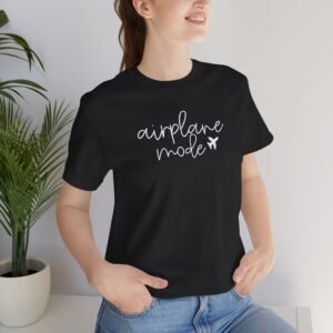 Airplane Mode T‑Shirt – Travel Graphic Tee with Plane Icon